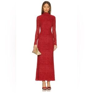 Runway the label Long Sleeve Red Dress